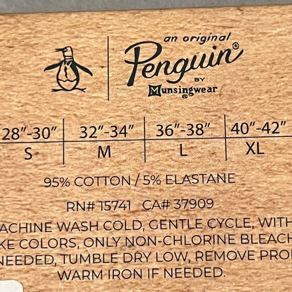 Original Penguin Men's Blue Grey 2-Pack Cotton Stretch Boxer Briefs Size XL NWT - Picture 6 of 7